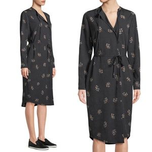NWT! Vince ‘Tossed Bouquet’ Floral Tie-Neck Dress